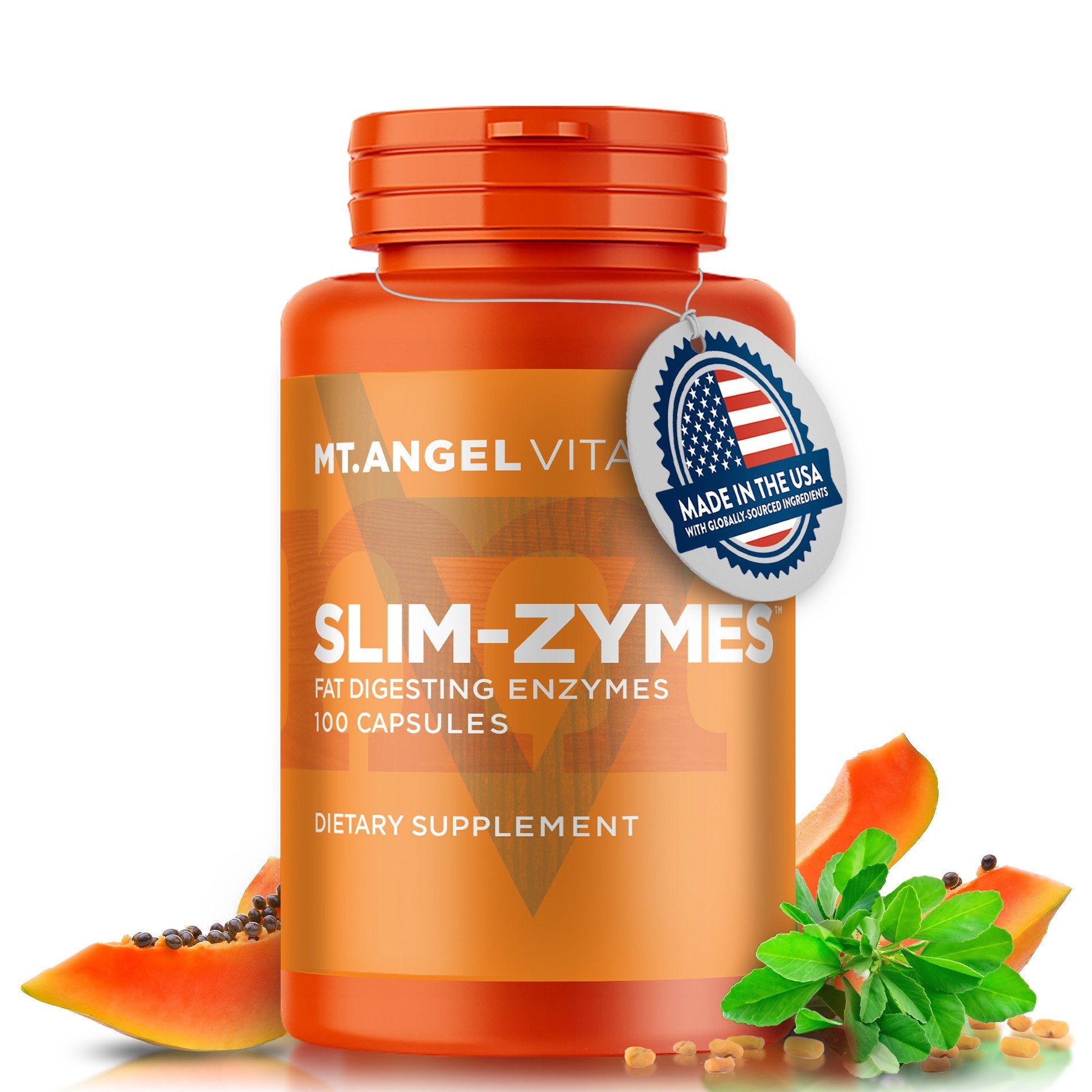 Mt. Angel Vitamins SLIM-ZYMES 100 Capsule
