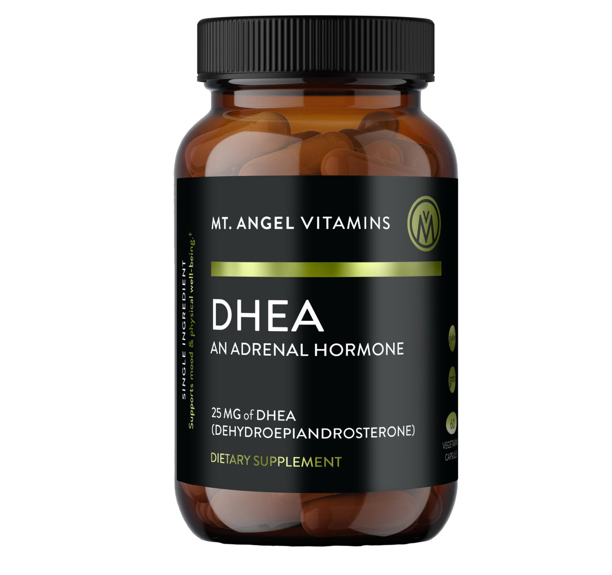 Mt. Angel Vitamins DHEA 25mg 60 Capsule