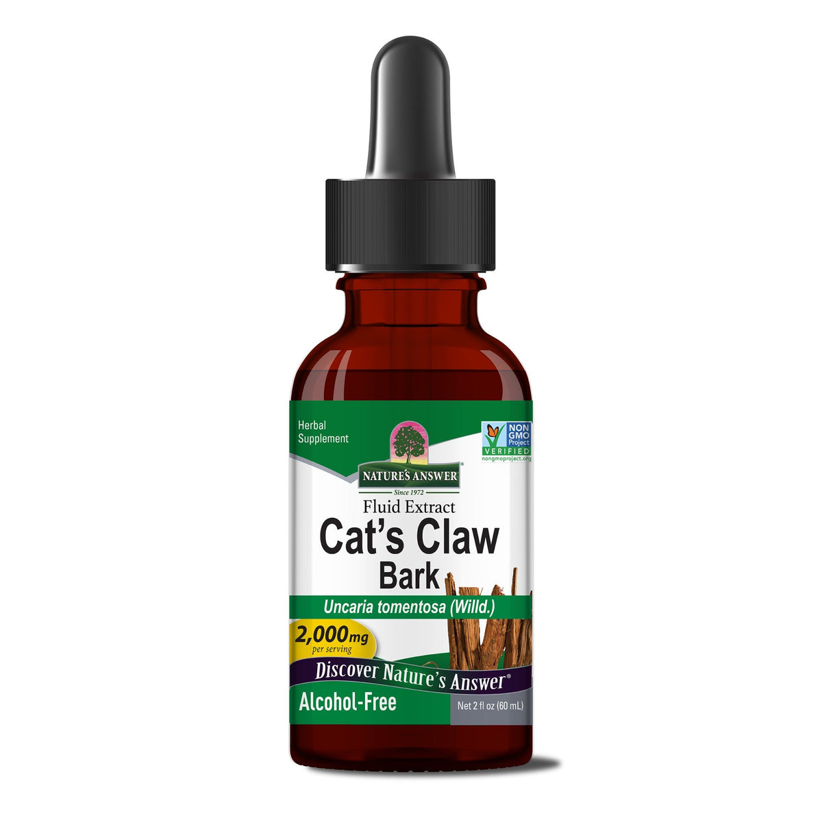 Nature's Answer Cat's Claw Extract  Alcohol-Free 2 oz Liquid