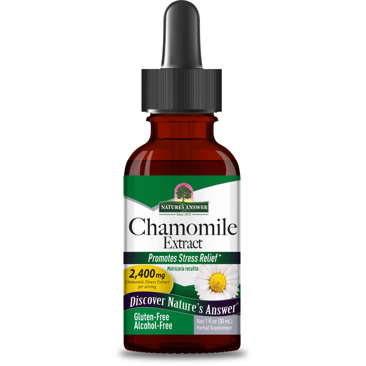 Nature's Answer Chamomile Flower Extract  Alcohol-Free 1 oz Liquid