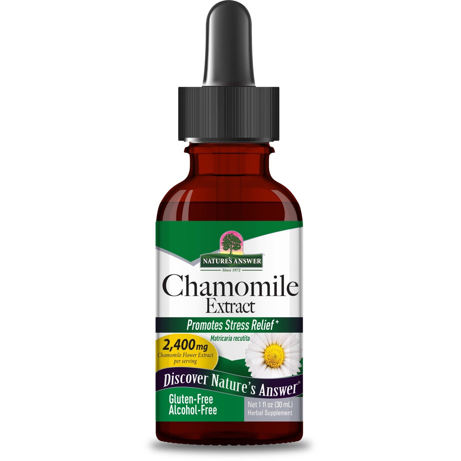 Nature's Answer Chamomile Flower Extract  Alcohol-Free 1 oz Liquid
