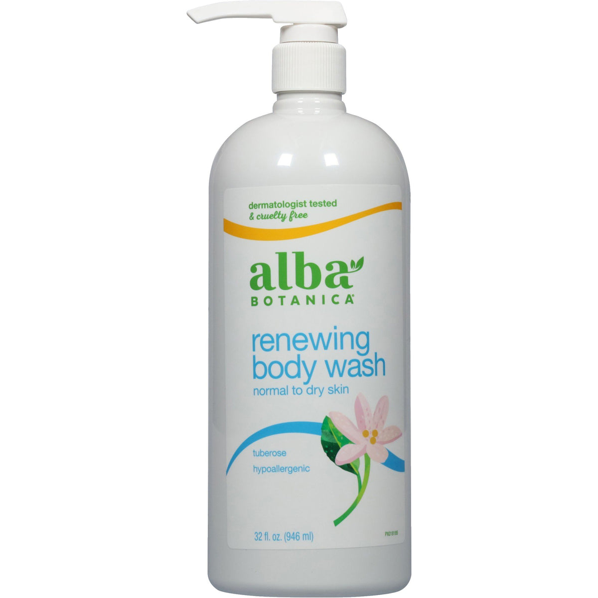 Alba Botanica Renewing Body Wash - Normal to Dry Skin - Tuberose 32 fl. oz. Liquid