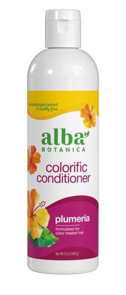 Alba Botanica Colorific Conditioner - Plumeria 12 fl. oz. Liquid