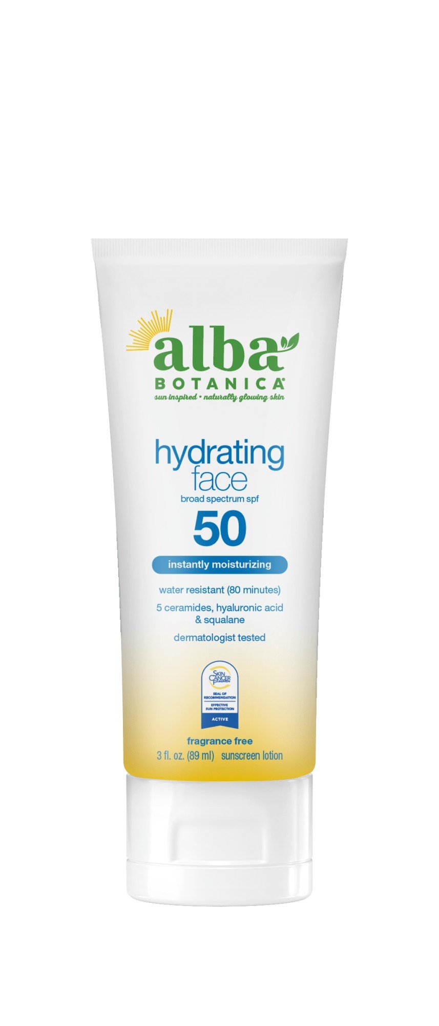 Alba Botanica Hawaiian Island Vibe Face Sunscreen - SPF50 3 fl. oz. Lotion