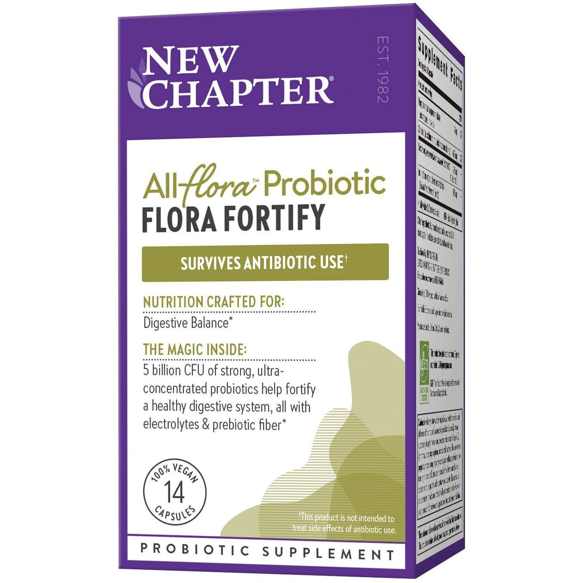 New Chapter All Flora-Probiotic Flora Fortify 14 Capsule