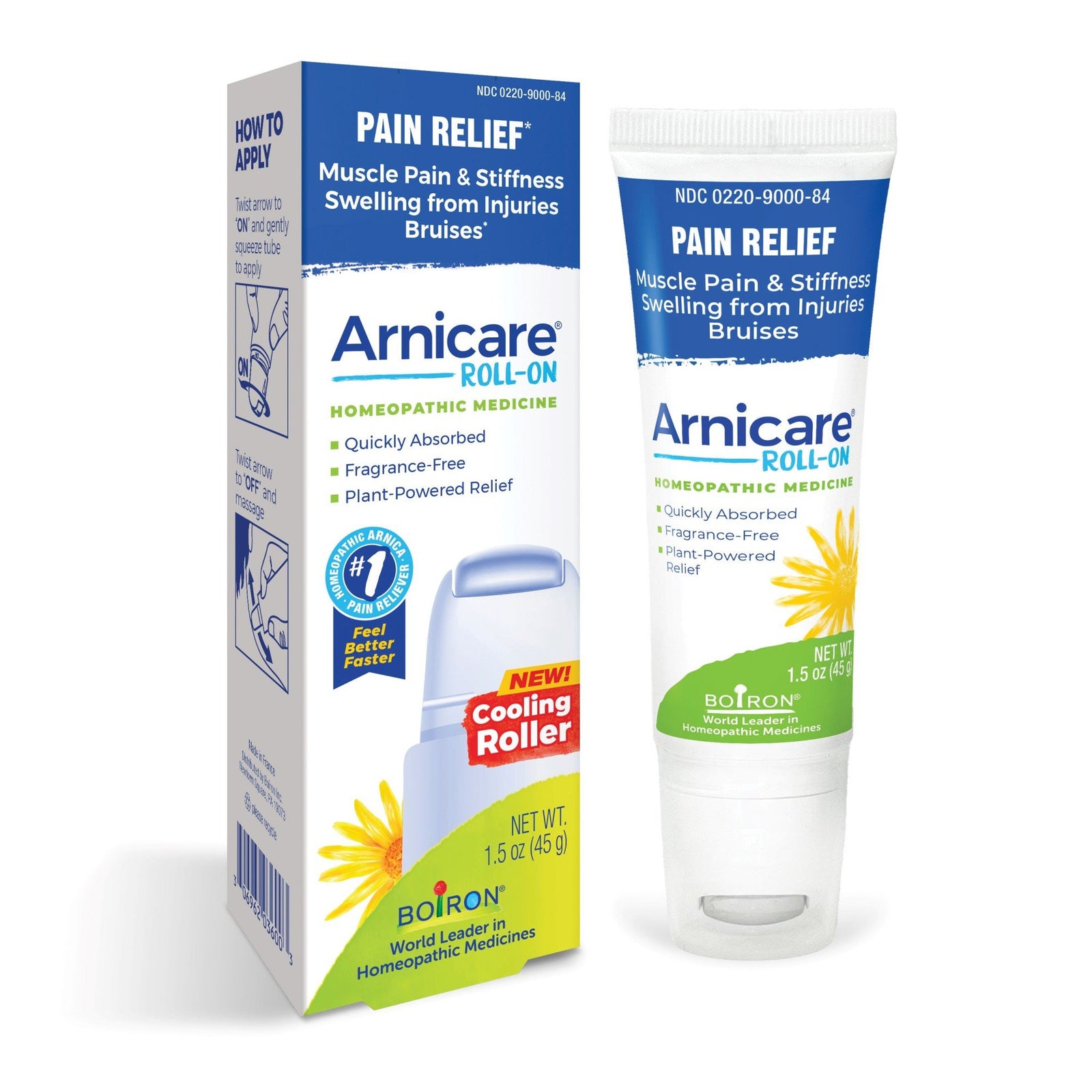 Boiron Arnicare Pain Relief Roll-On Single Pack (Metal Ball) 1.5 oz Roll-on