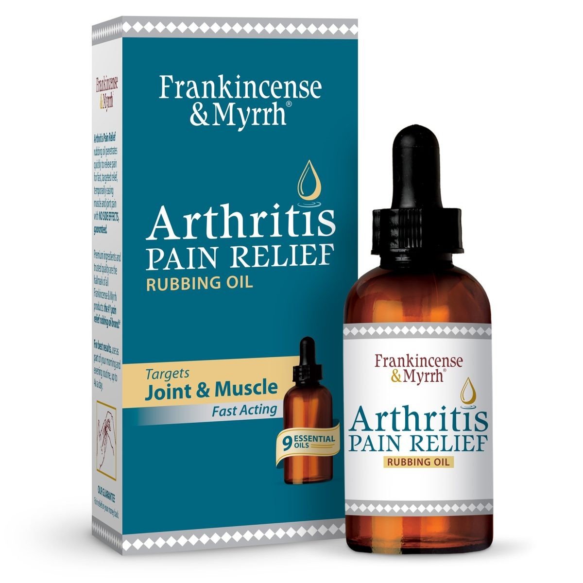 Frankincense &amp; Myrrh Arthritis Pain Relief Rubbing Oil 2 oz. Oil