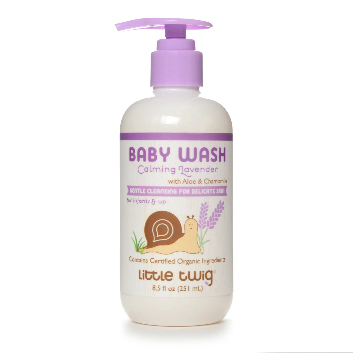 Little Twig Calming Lavender Baby Wash 8.5 oz Liquid