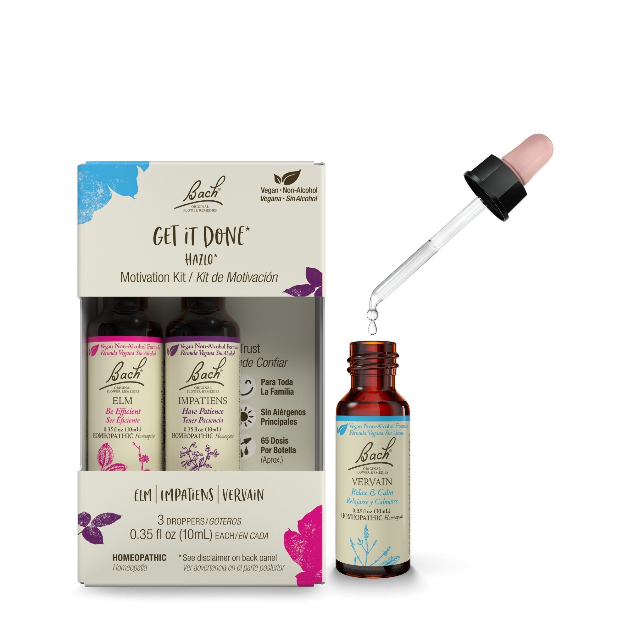 Bach Get It Done Motivation Kit 3 Qty x 0.35 fl oz Oil