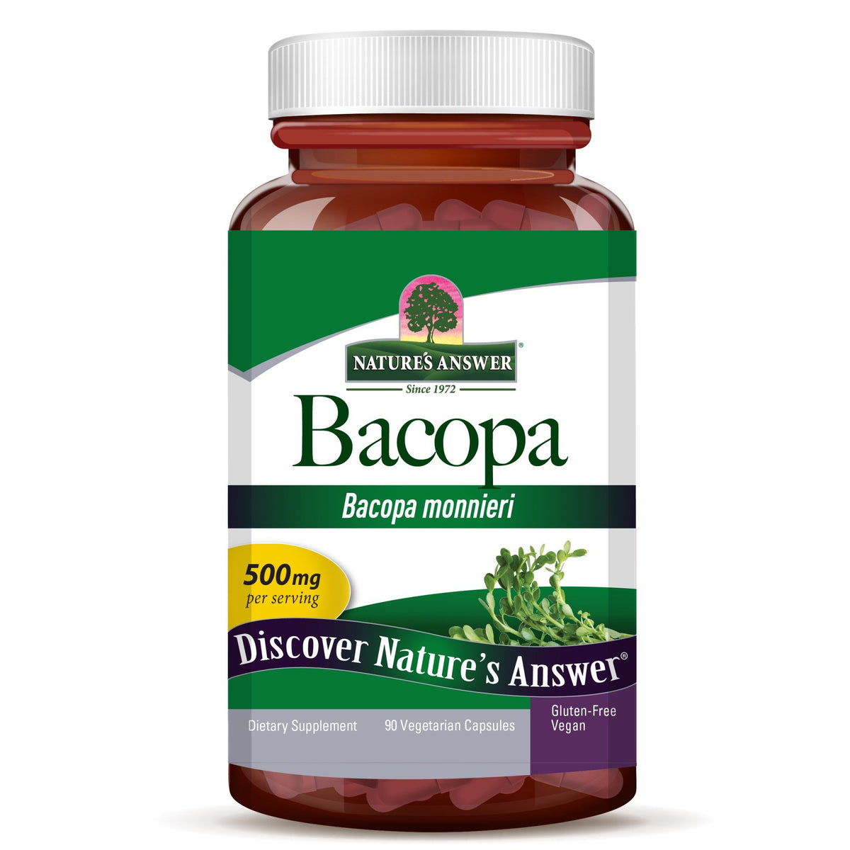 Nature's Answer Bacopa 500mg 90 VegCap