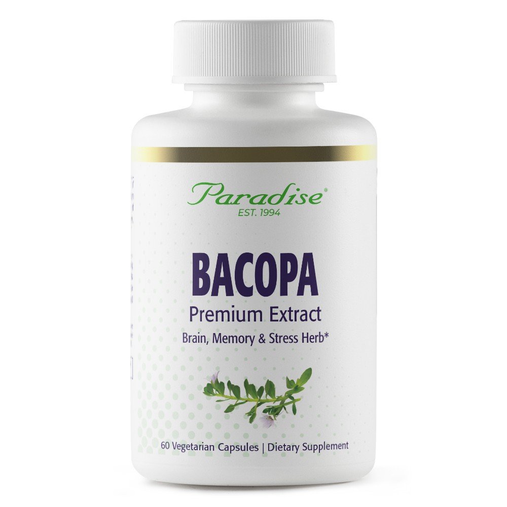Paradise Herbs Bacopa 250 mg 60 VegCap