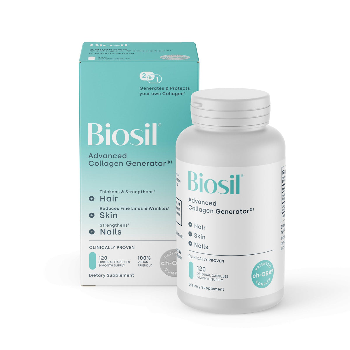 Biosil Biosil Skin &amp; Hair &amp; Nails 120 Capsule