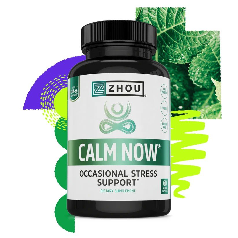 Zhou Nutrition Calm Now 60 Vegan Capsules