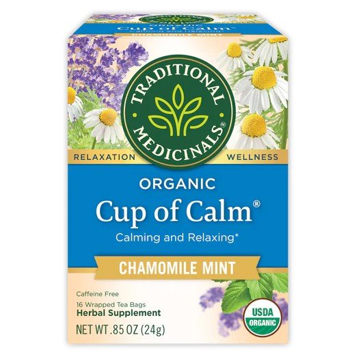 Traditional Medicinals Organic Cup Of Calm Tea 16 Bag