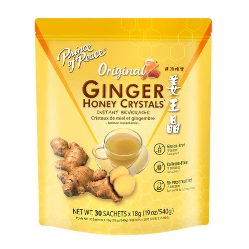 Prince Of Peace Ginger Honey Crystals 30 Packets Bag