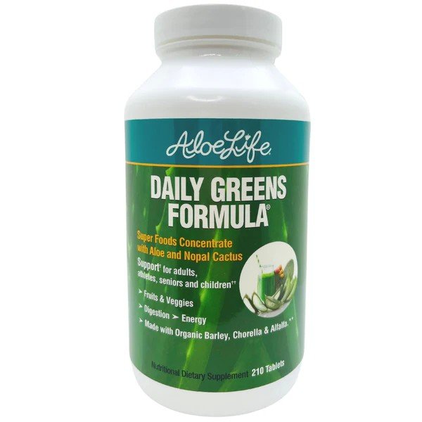 Aloe Life Daily Greens Formula 210 Tablet