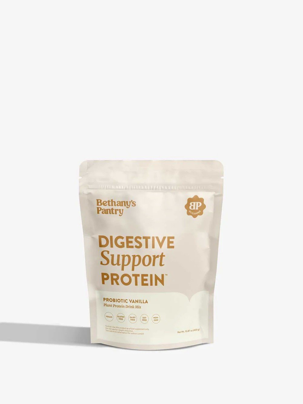 NuZest Bethany&#39;s Pantry-Digestive Support Protein - (15 servings) - Probiotic Vanilla 15.87oz(450 g) Powder