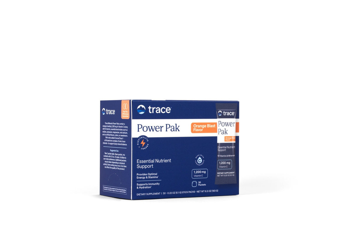 Trace Minerals Electrolyte Stamina Power Pak Orange Blast 30 Packet