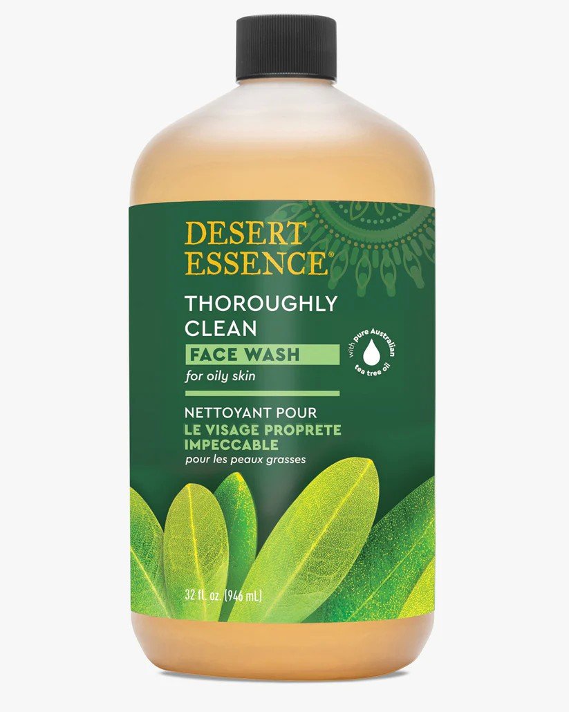 Desert Essence Thoroughly Clean Face Wash - Original 32 oz Liquid