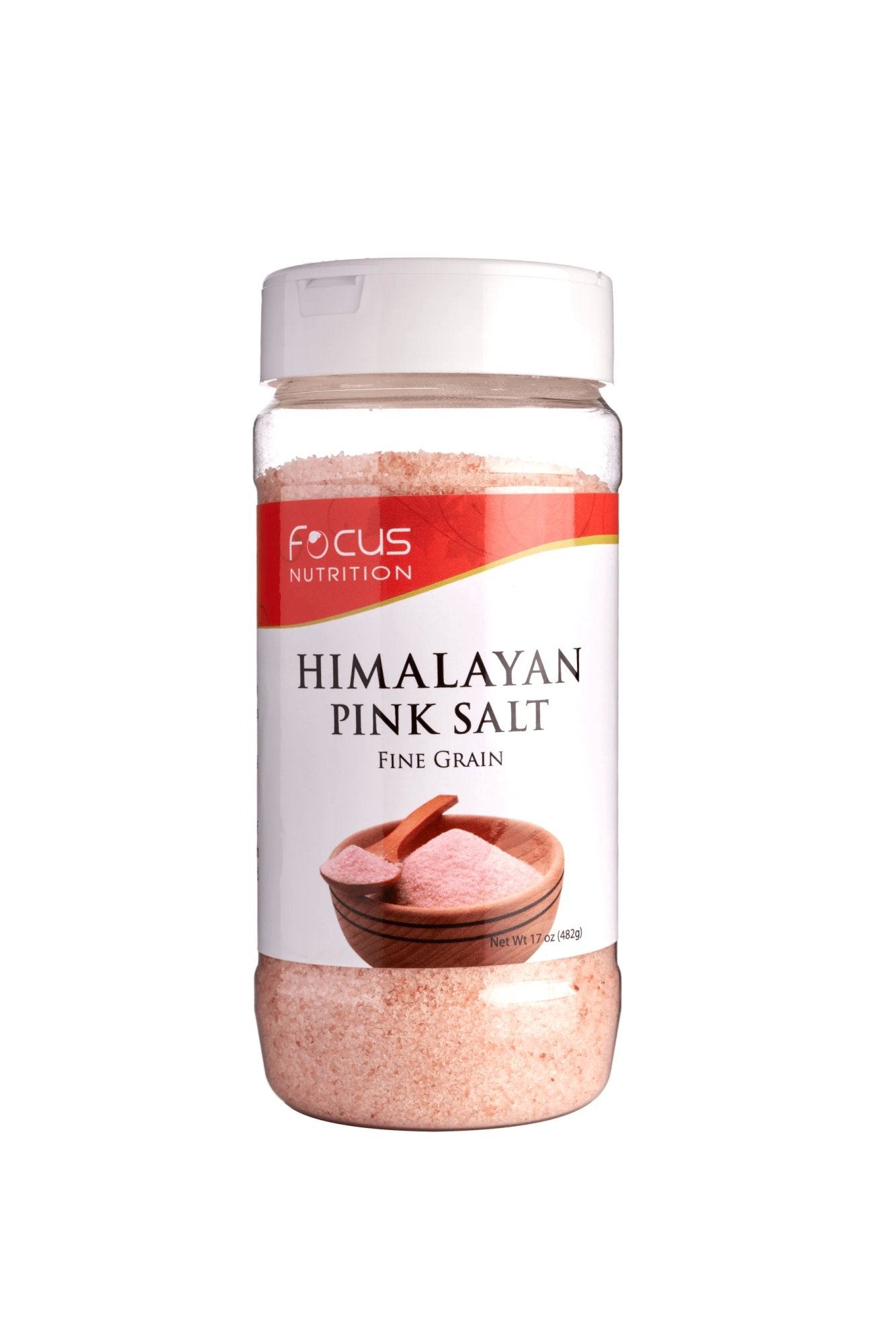 Focus Nutrition Himalayan Pink Salt -Fine Grain 17 oz Shaker
