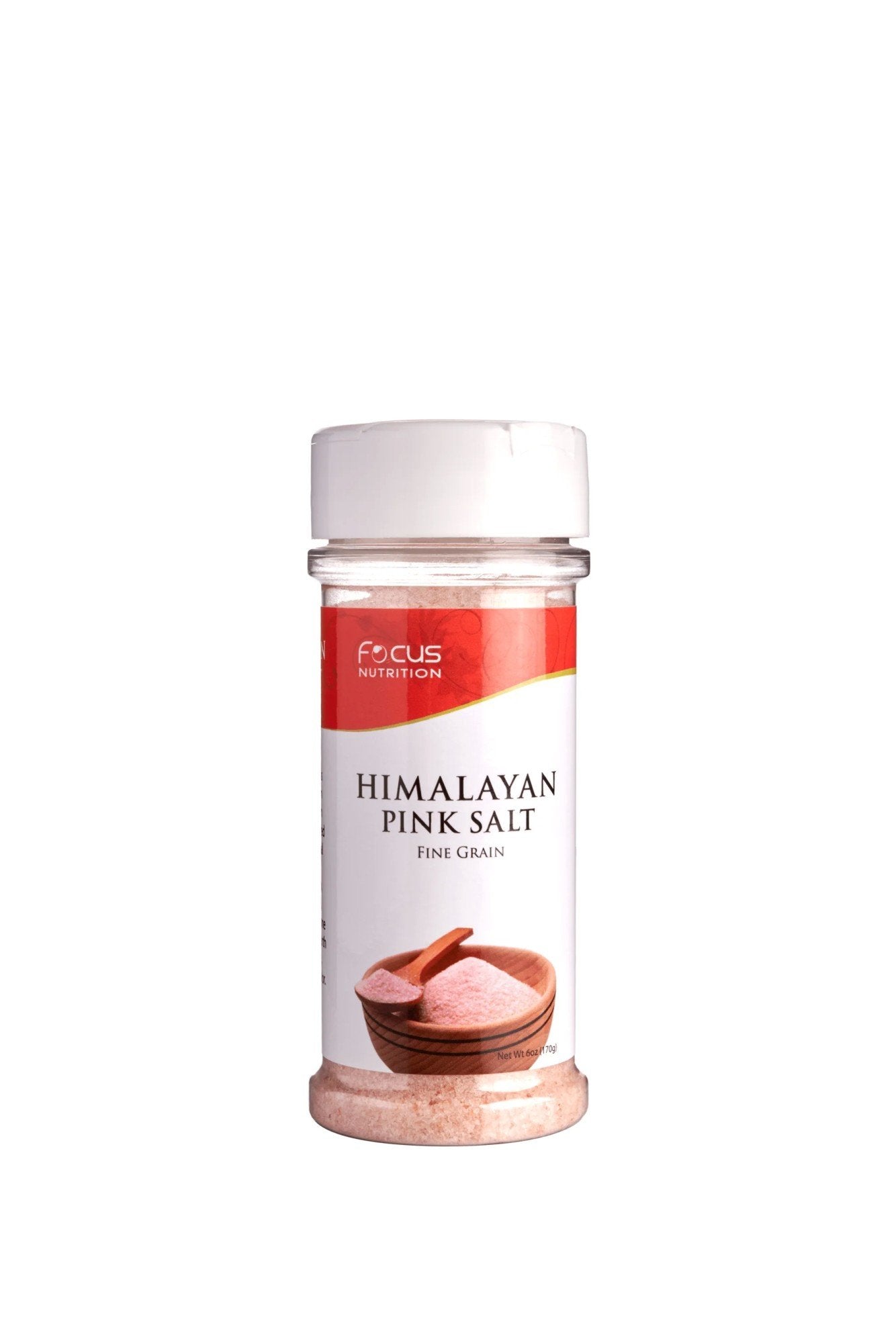 Focus Nutrition Himalayan Pink Salt -Fine Grain 6 oz Shaker