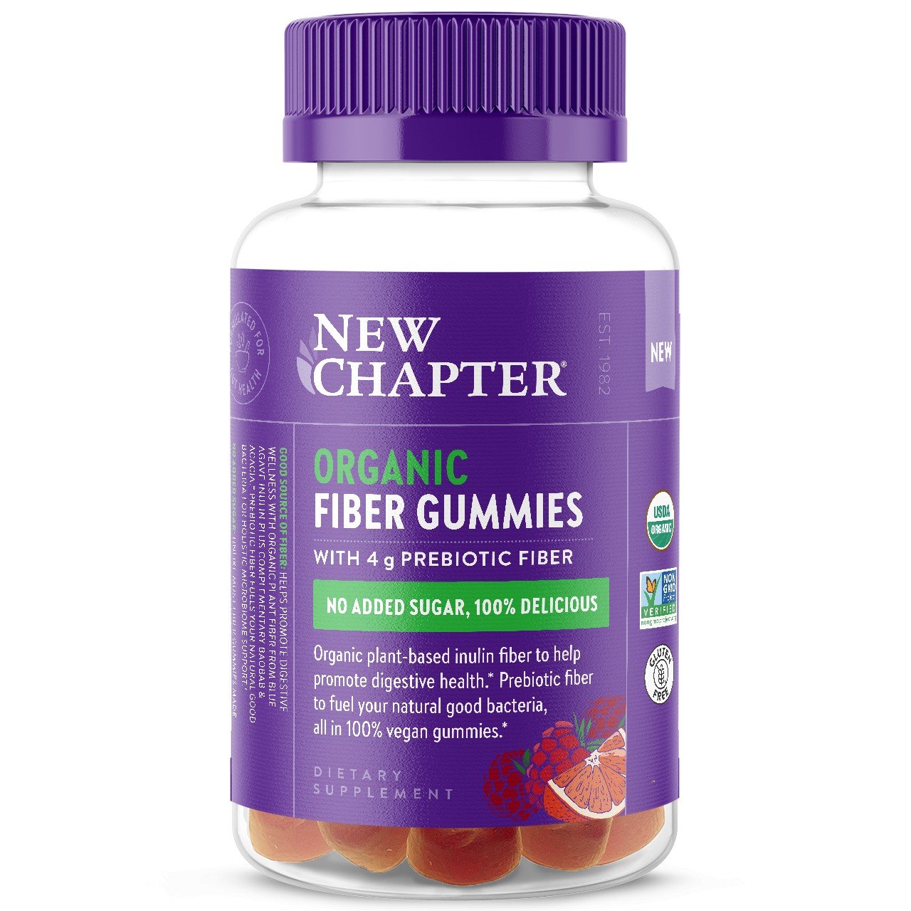 New Chapter Organic Fiber Gummies 60 Gummy