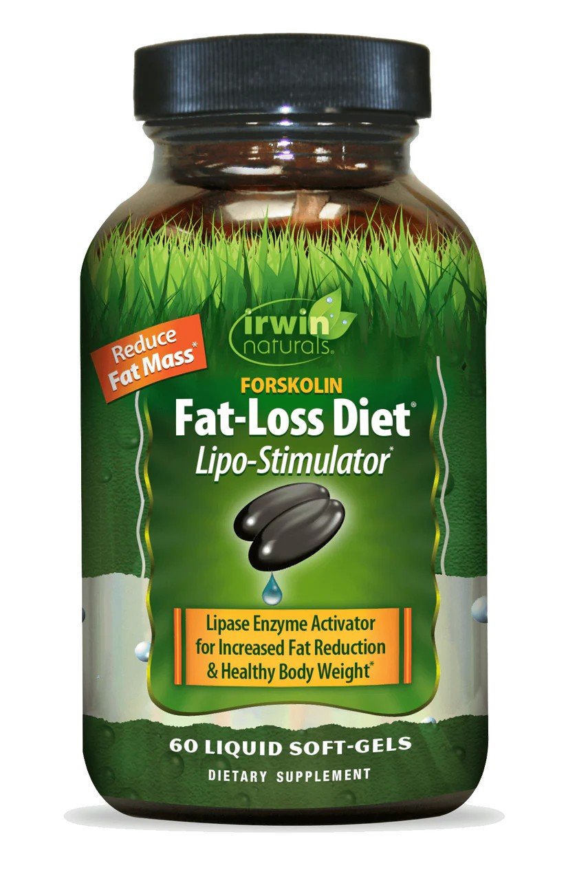 Irwin Naturals Forskolin Fat-Loss Diet 60 Liquid Soft Gels