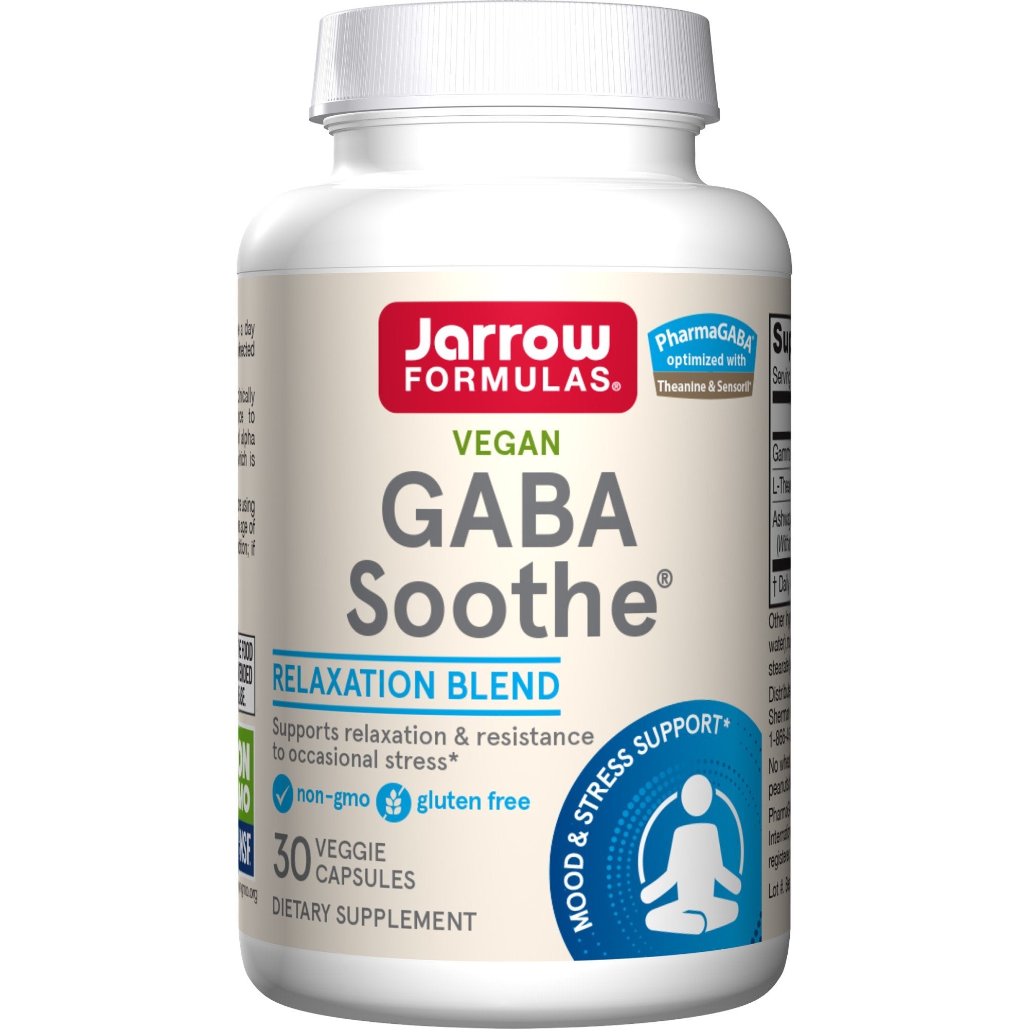 Jarrow Formulas GABA Soothe 30 VegCap