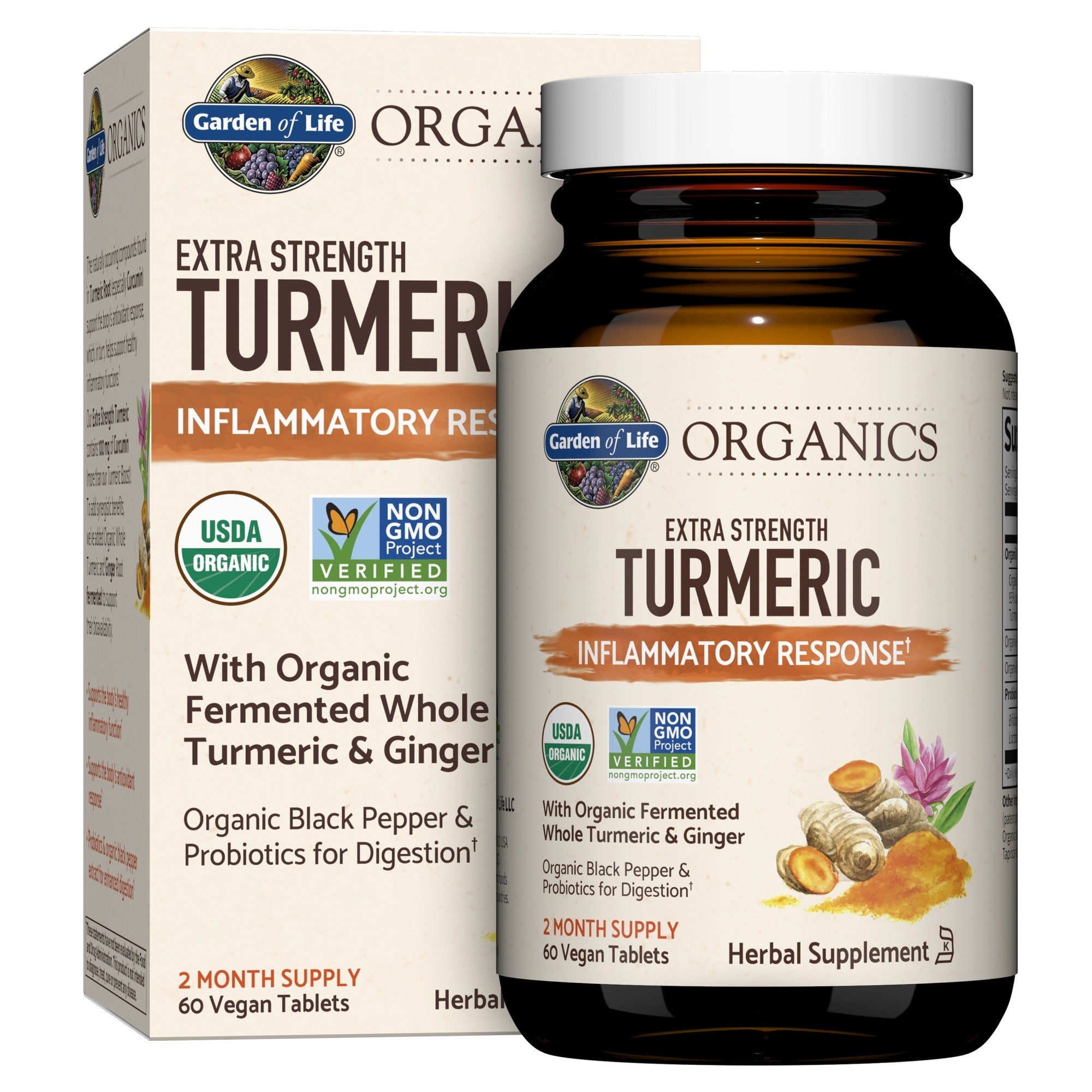 Garden of Life Garden of Life Organics Extra Strength Turmeric Inflammatory Response 60 Tablet