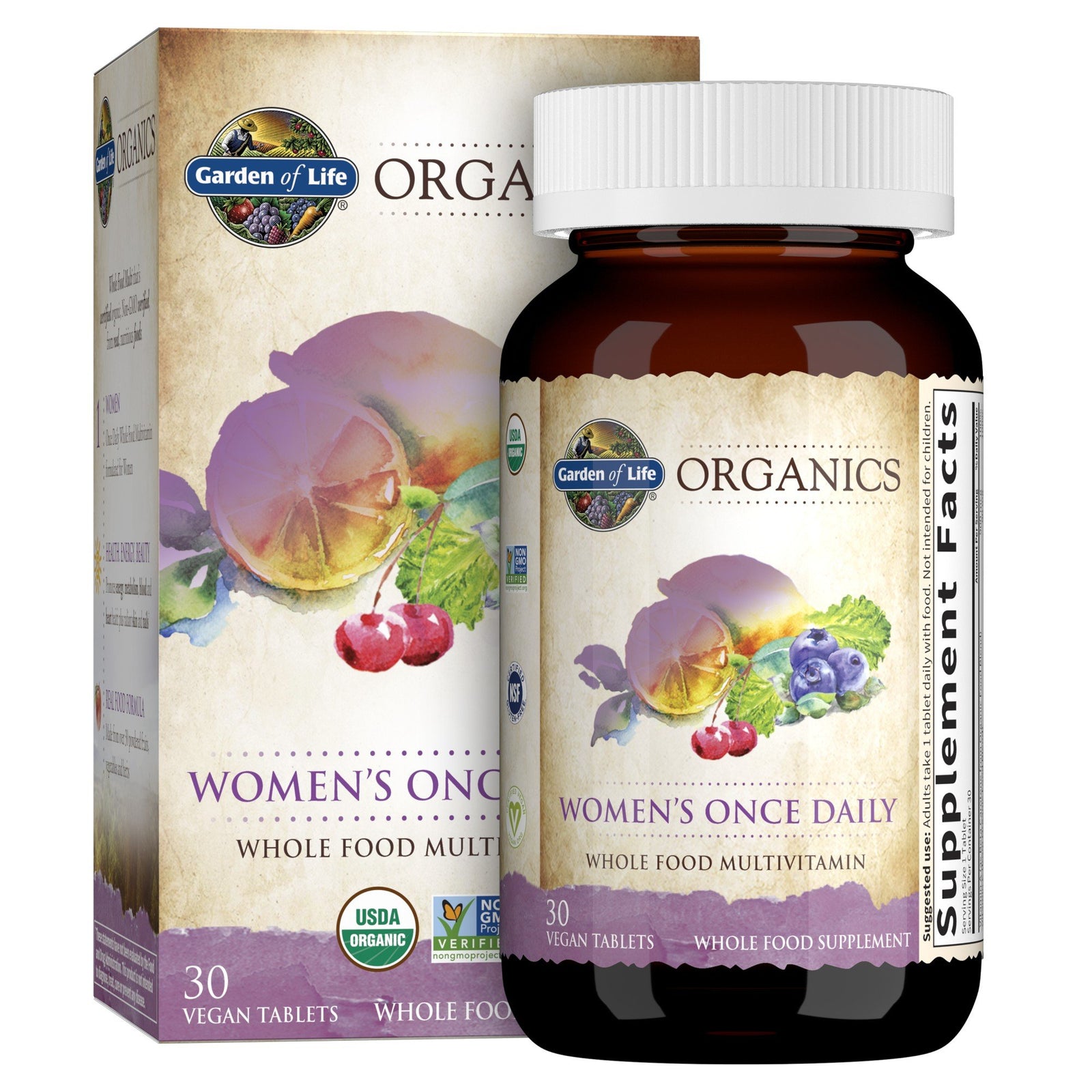 Garden of Life Garden of Life Organics Women's Once Daily Multi 30 Tablet