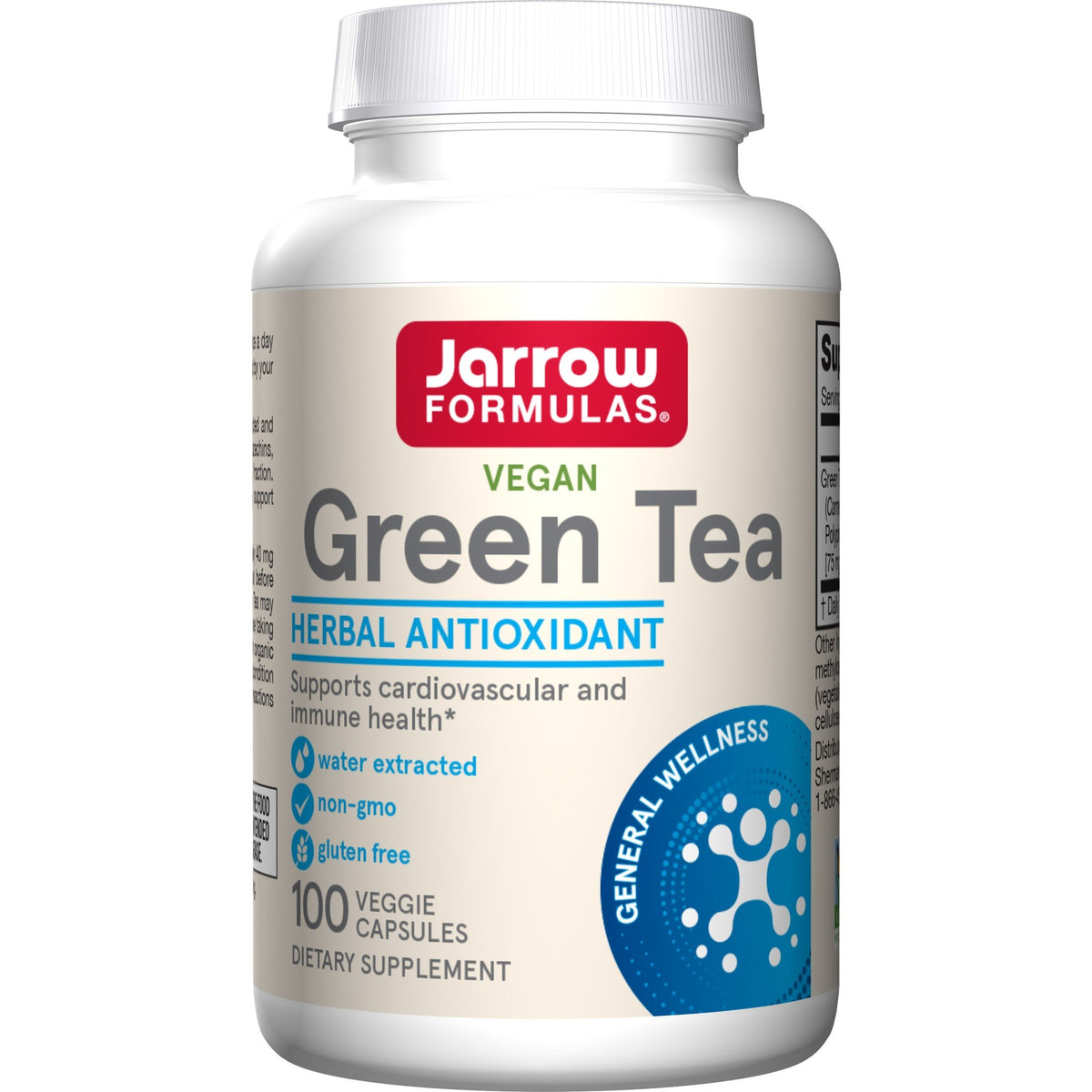 Jarrow Formulas Green Tea 500 mg 100 Capsule