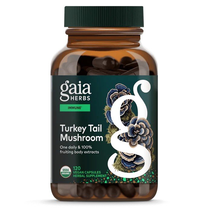 Gaia Herbs Turkey Tail Mushroom 120 Capsule