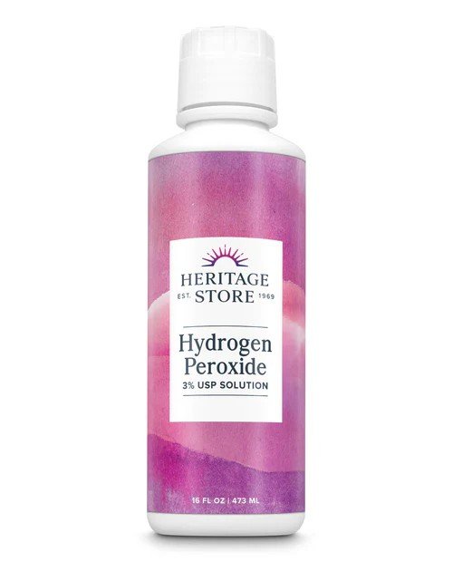 Heritage Store Hydrogen Peroxide 3% 16 oz Liquid