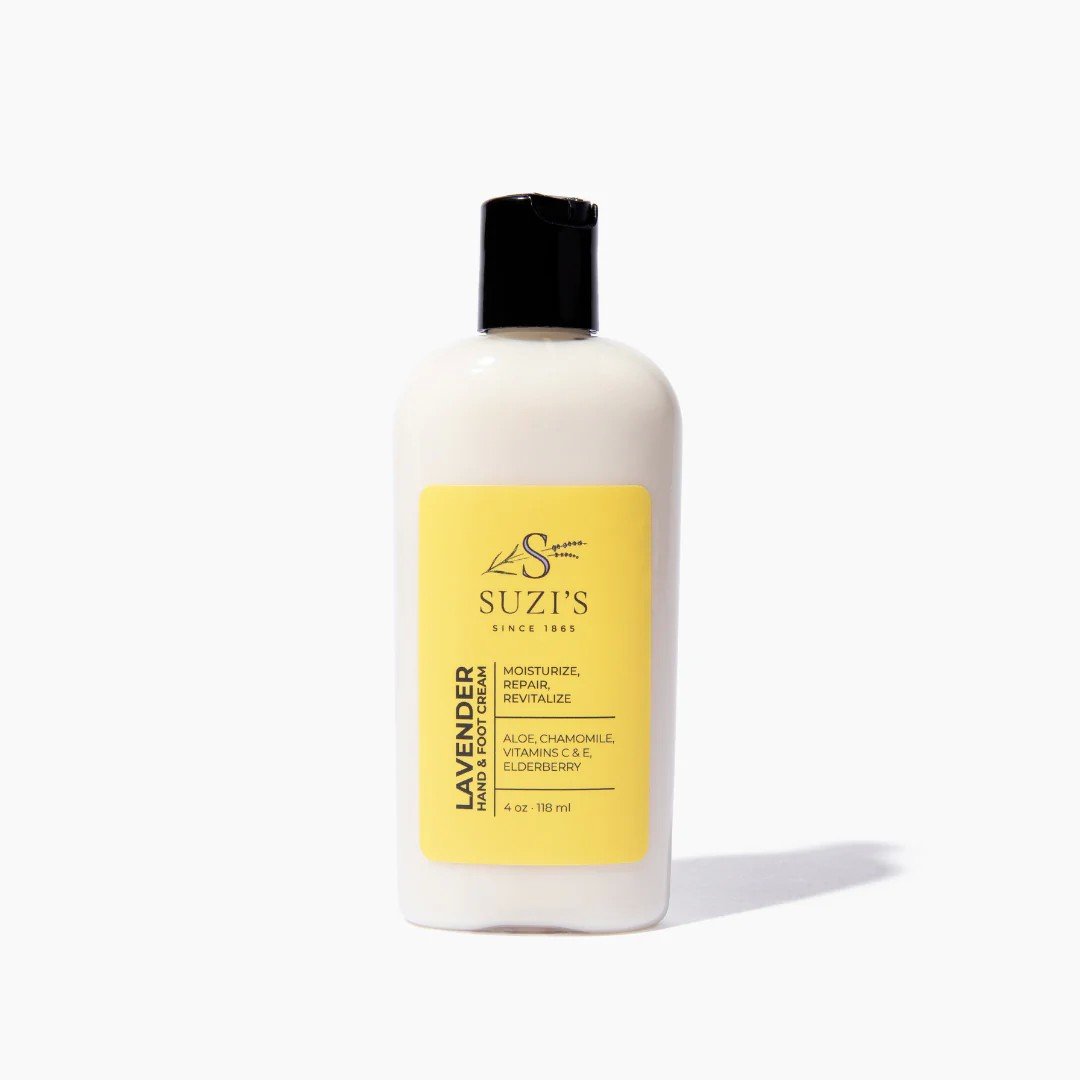 Suzi's Lavender Lavender Hand &amp; Foot Cream 4 oz Liquid
