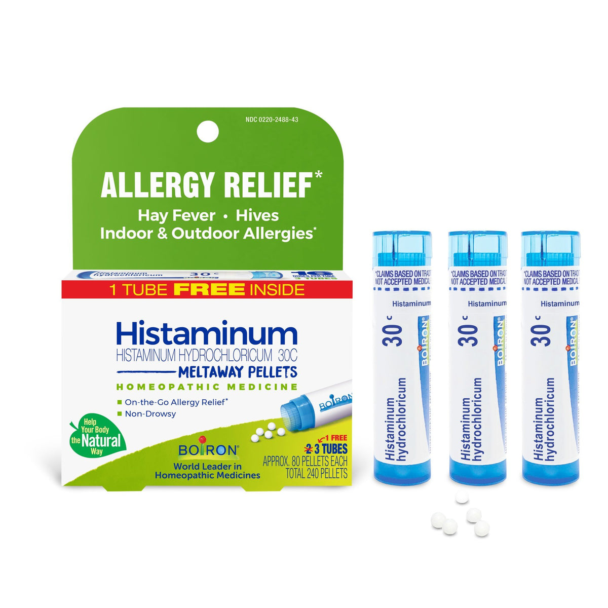 Boiron Histaminum Hydrochloricum 30C 3 MDT 3 pack Pellet