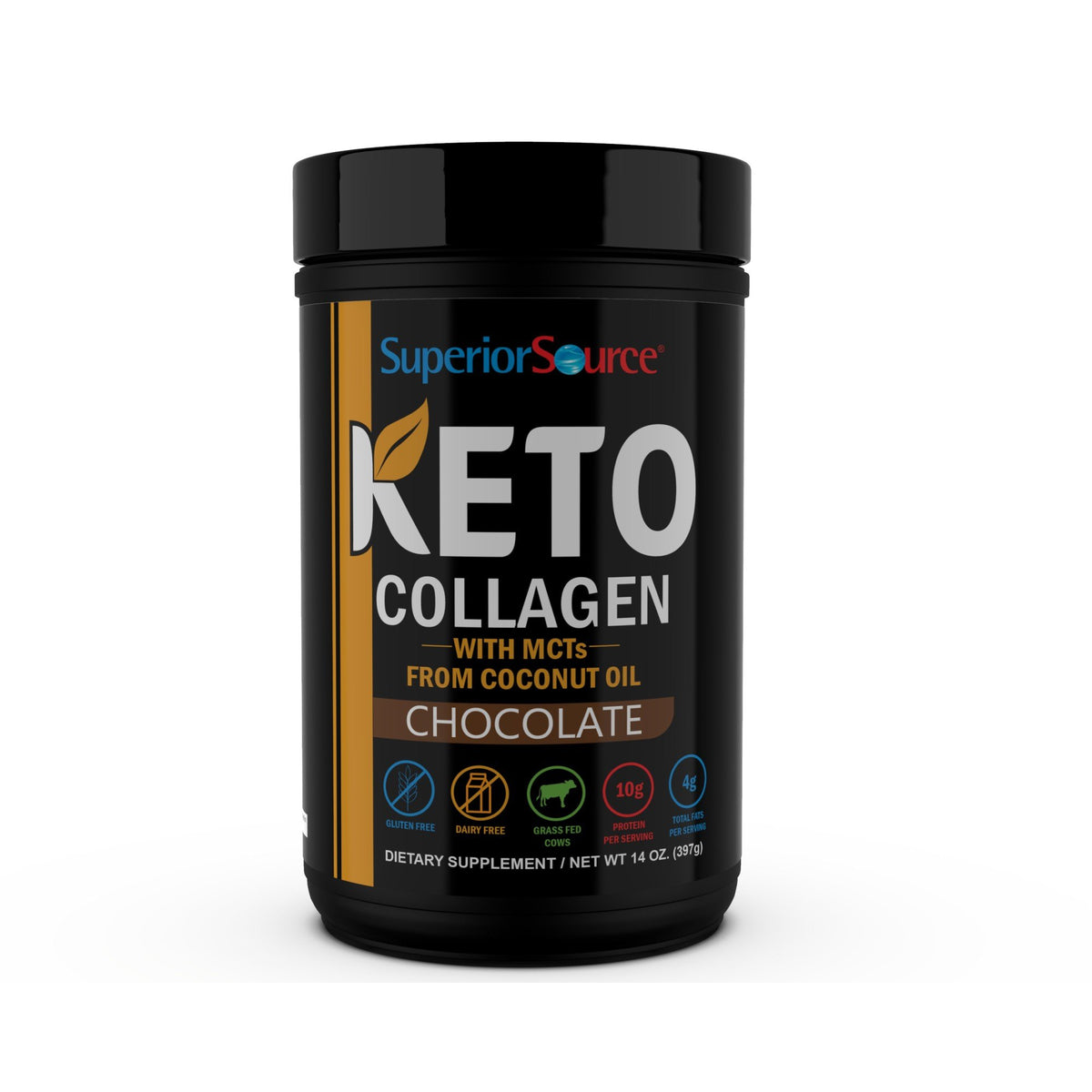 Superior Source Keto Collagen Protein Powder 14 oz Powder