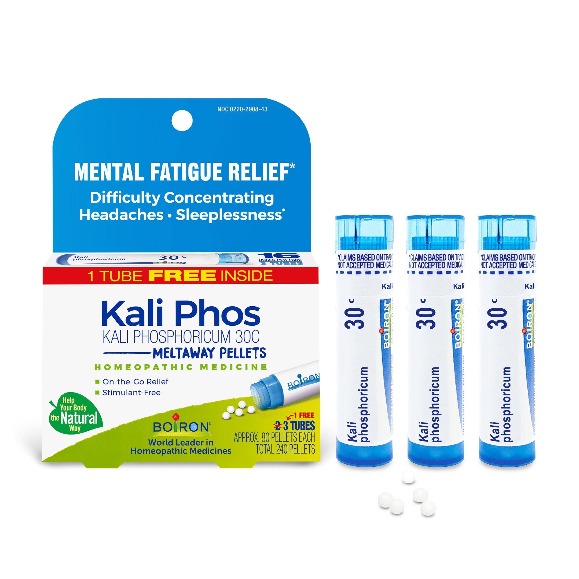 Boiron Kali Phosphoricum 30C 3 MDT 60 Tablet