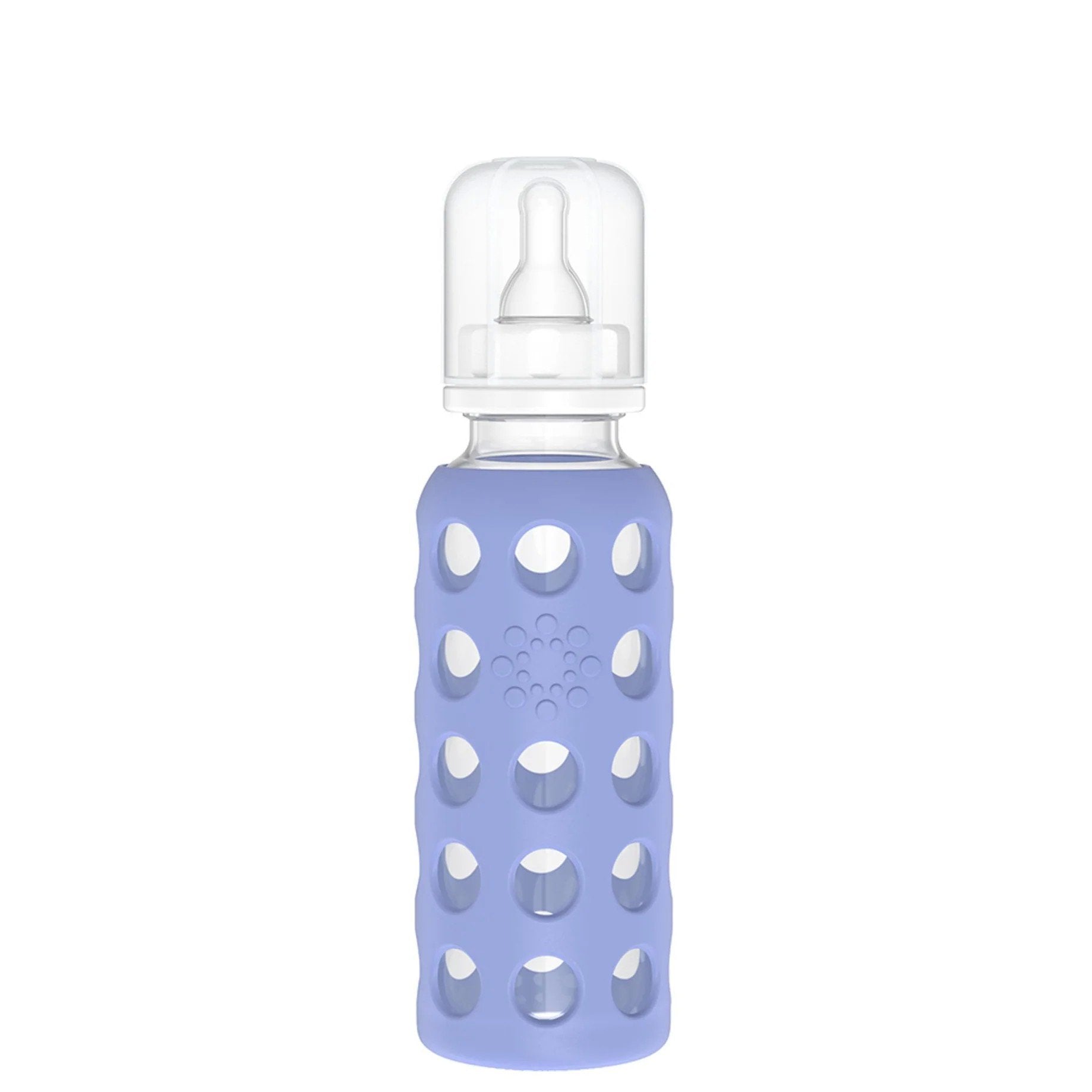 Lifefactory Glass Baby Bottle Blueberry 9 oz Bottle