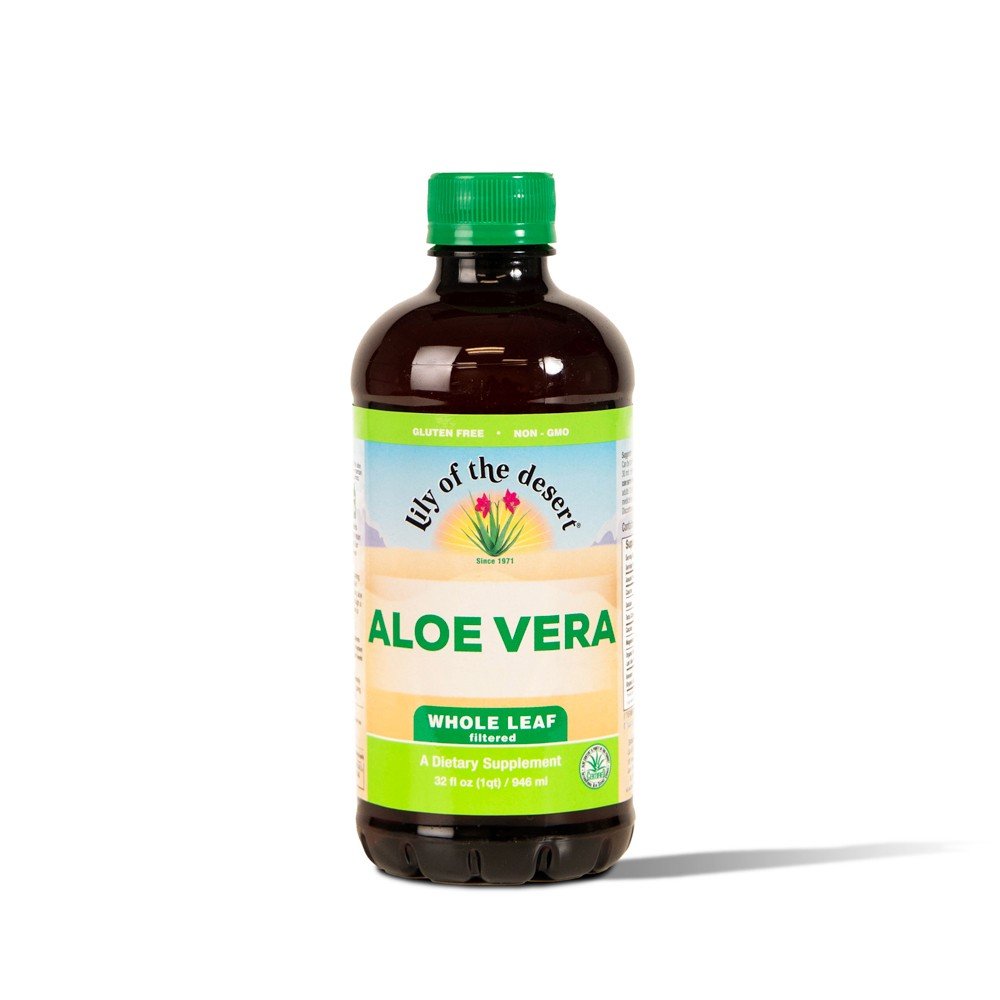 Lily Of The Desert Aloe Juice-Whole Leaf Organic 32 oz Liquid