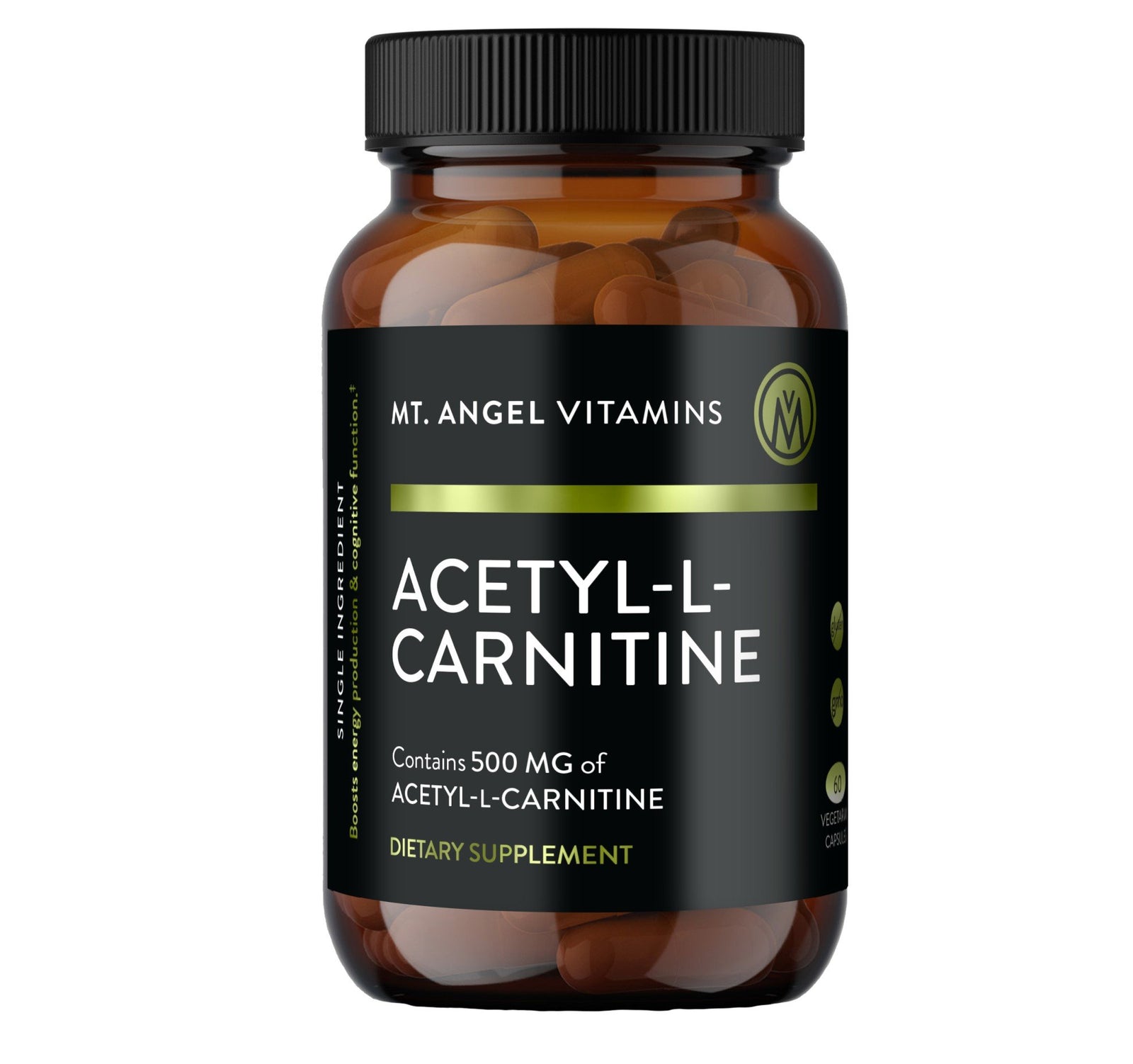 Mt. Angel Vitamins Acetyl-L-Carnitine - 500mg 60 Capsule