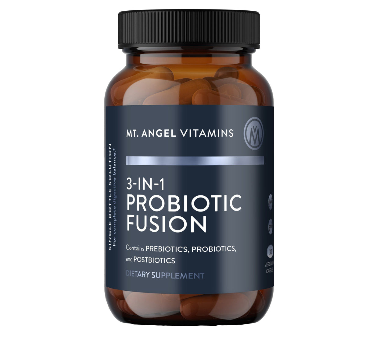 Mt. Angel Vitamins 3-in-1 Probiotic Fusion 30 Capsule