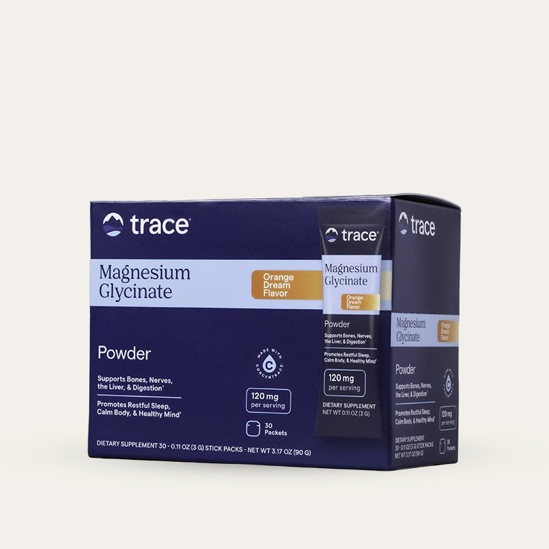 Trace Minerals Magnesium Glycinate Stick Pak Orange Dream 30 Stick