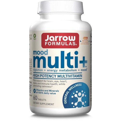 Jarrow Formulas Adult Multivitamin + Mood &amp; Energy Metabolism 60 Tablet