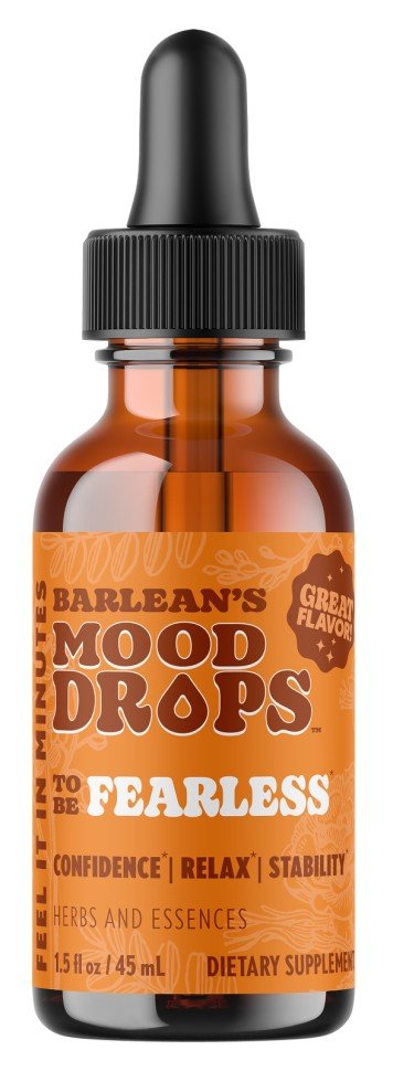 Barlean's Mood Drops To Be Fearless 1.5 fl oz Dropper