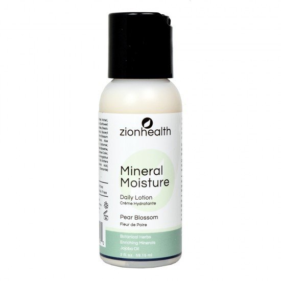 Zion Health Mineral Moisture Daily Lotion-Pear Blossom 2 oz Liquid