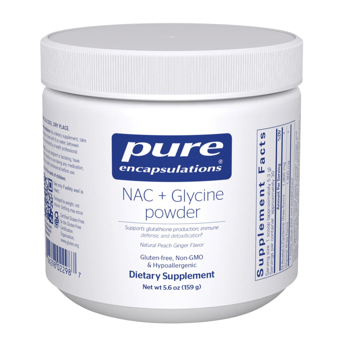 Pure Encapsulations NAC+ Glycine Powder 5.6 oz (159 g) Powder