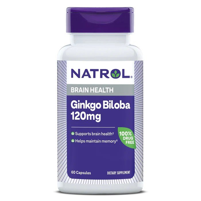 Natrol Ginkgo Biloba Extract 120mg 60 Capsule