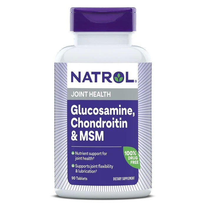 Natrol Glucosamine Chondroitin & MSM 90 Tablet