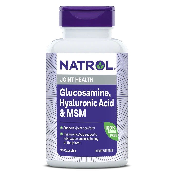 Natrol Glucosamine Hyaluronic Acid &amp; MSM 90 Capsule