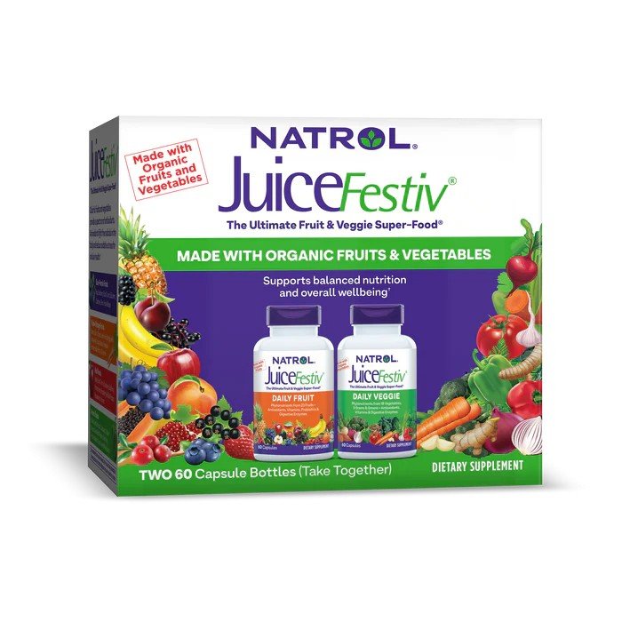 Natrol JuiceFestiv 60 + 60 Capsule